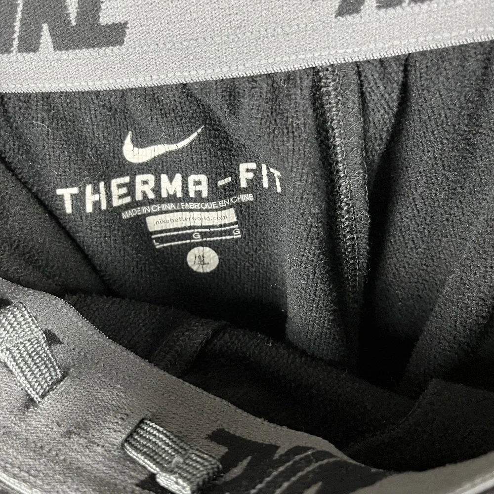 Nike Men's Black Therma-Fit Track Pants XL